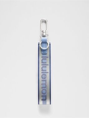 Lululemon Never Lost Keychain Coconut Ivory/Prep Blue/Clubhouse Blue NWT